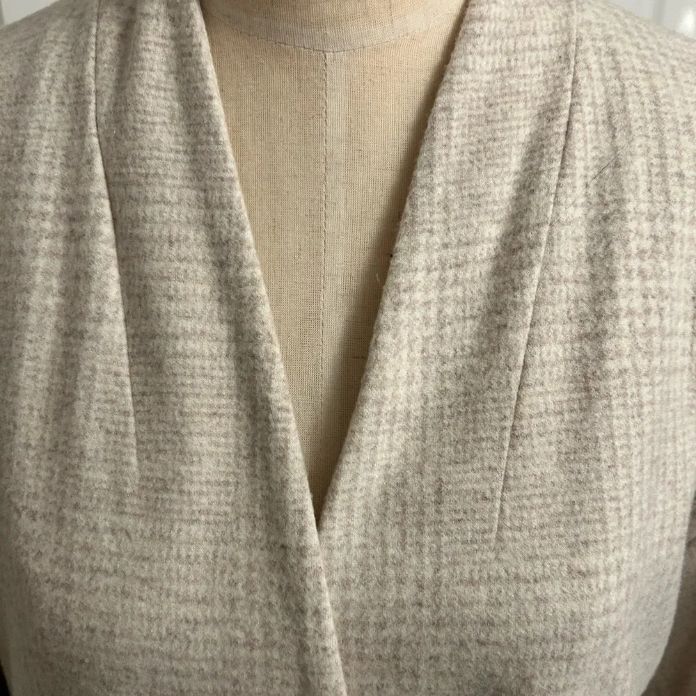 Zara Light Cream Beige Over Coat - Picture 7 of 7